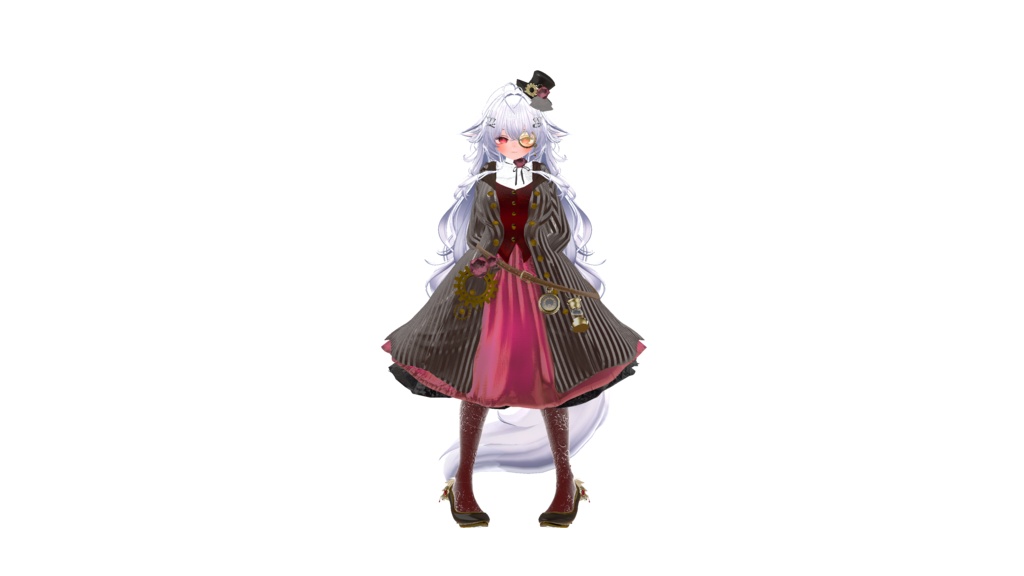 【10アバター対応】🌹ローズスチームパンクドレス&スーツ🌹