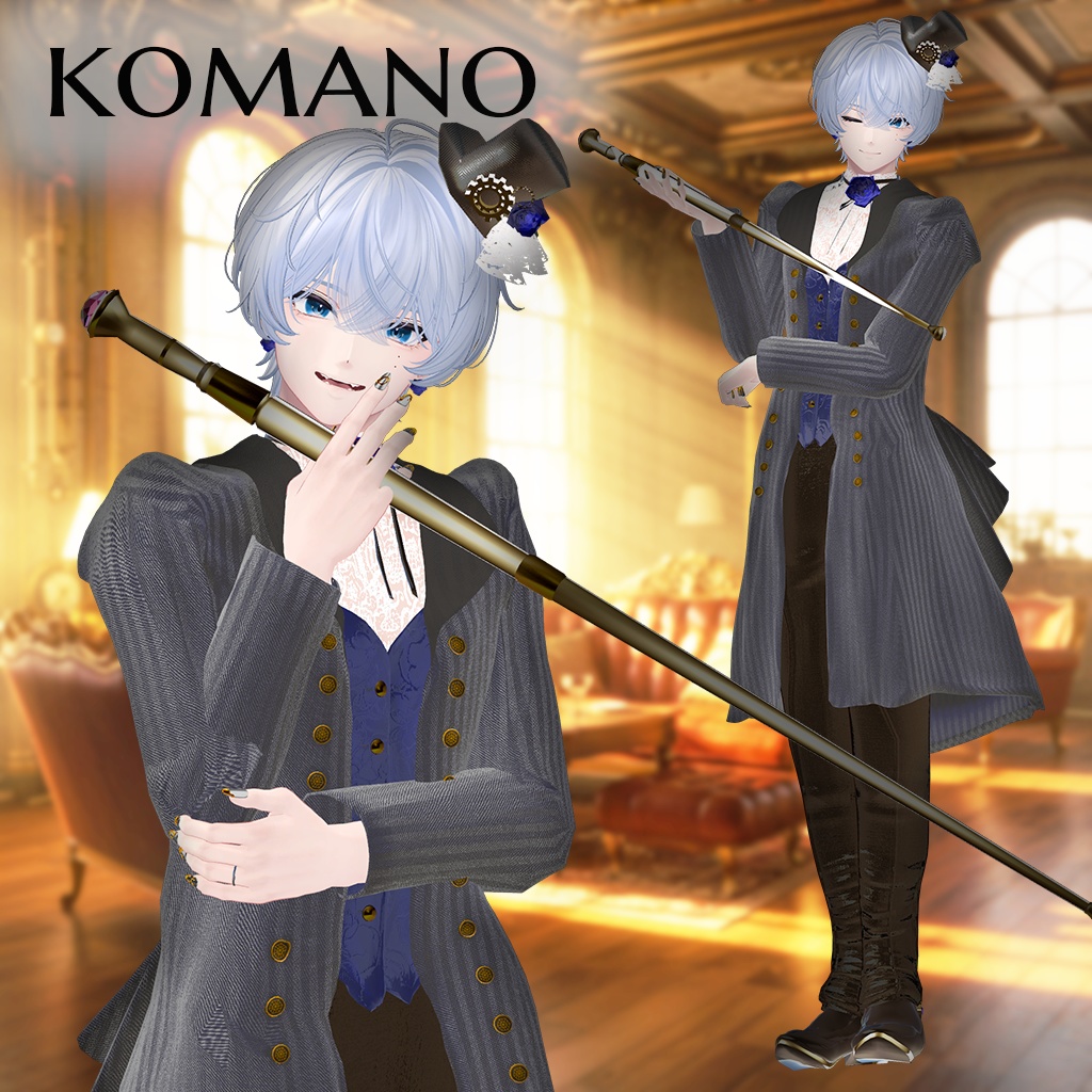 【10アバター対応】🌹ローズスチームパンクドレス&スーツ🌹