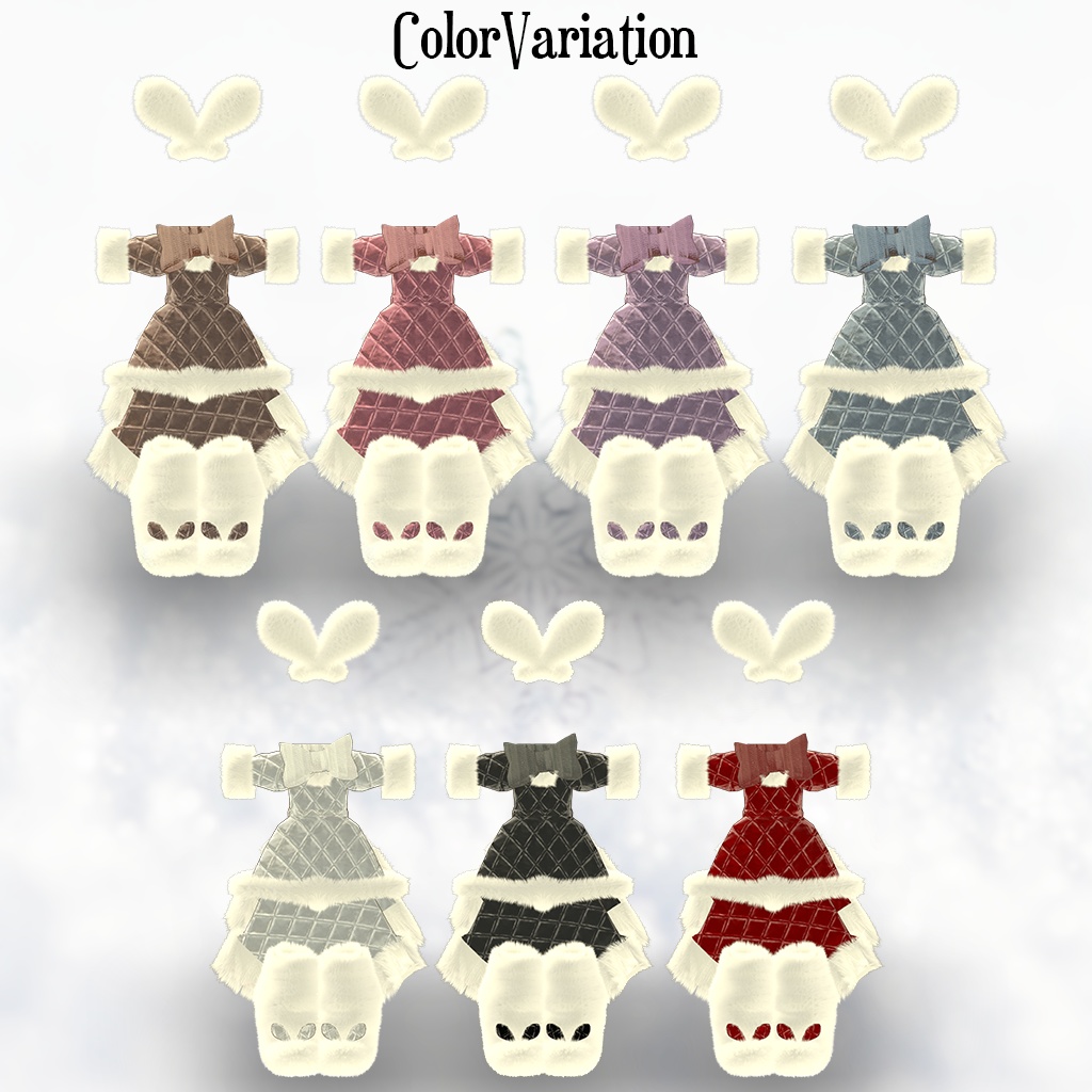 【FREE/無料】❄️スノウラビエッテ – SNOW RABIETTE❄️【フォロワー1000人記念】キプフェル⭐️まめひなた