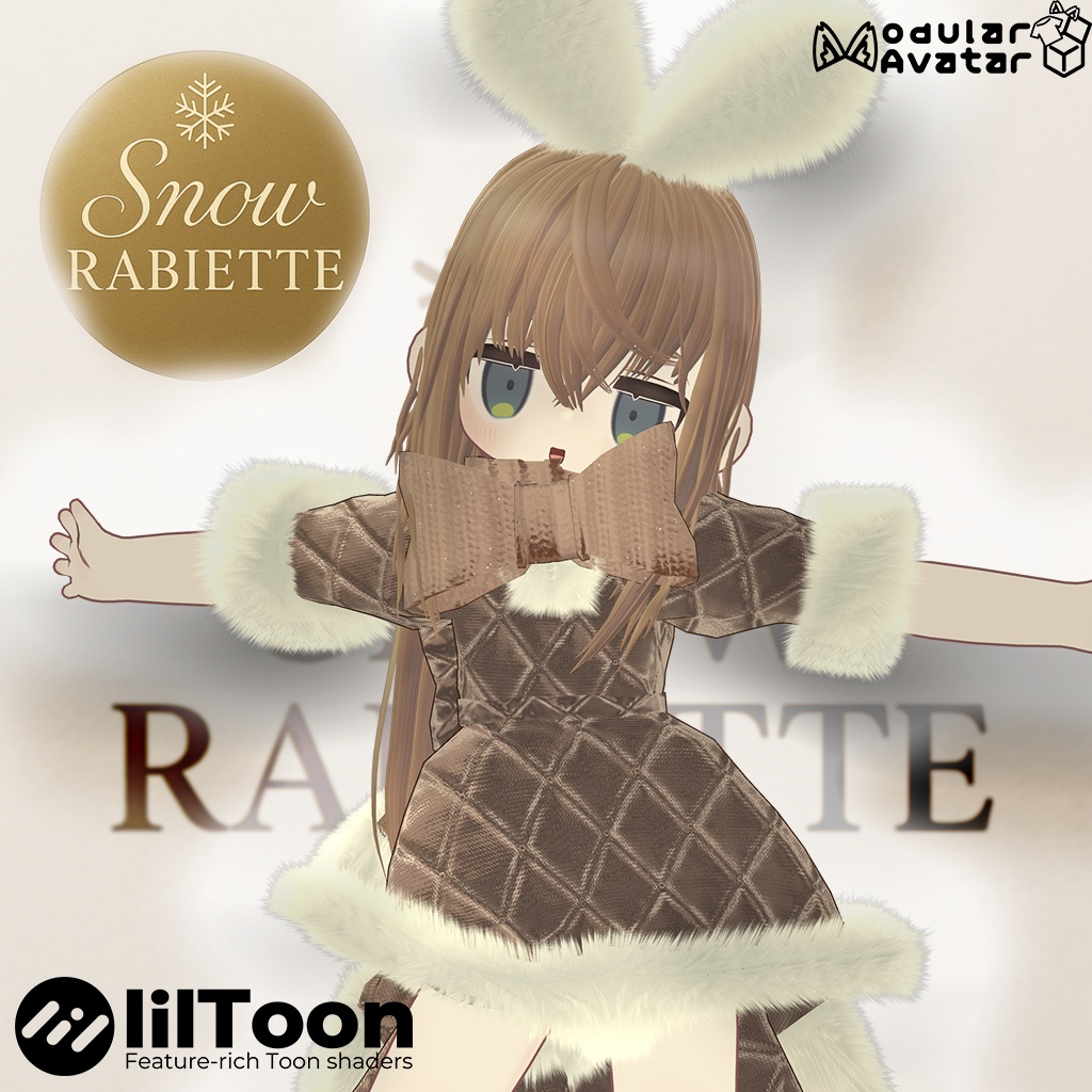 【FREE/無料】❄️スノウラビエッテ – SNOW RABIETTE❄️【フォロワー1000人記念】キプフェル⭐️まめひなた