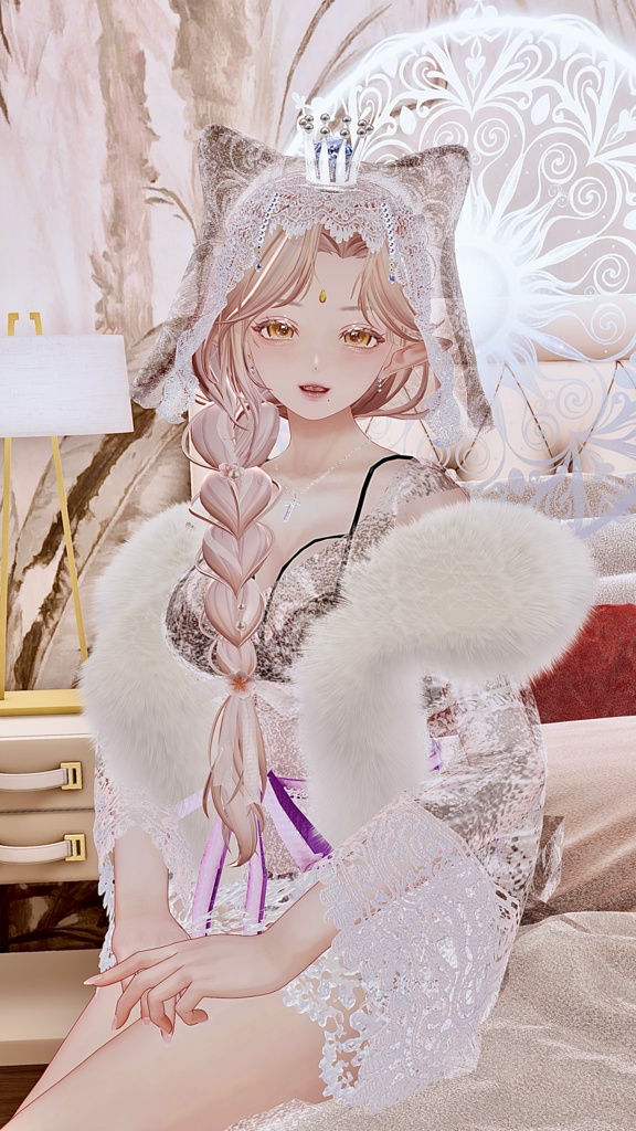 NekoNekoMarriage🐈ねこねこマリアージュ🐈ナイトドレス【8アバター対応】