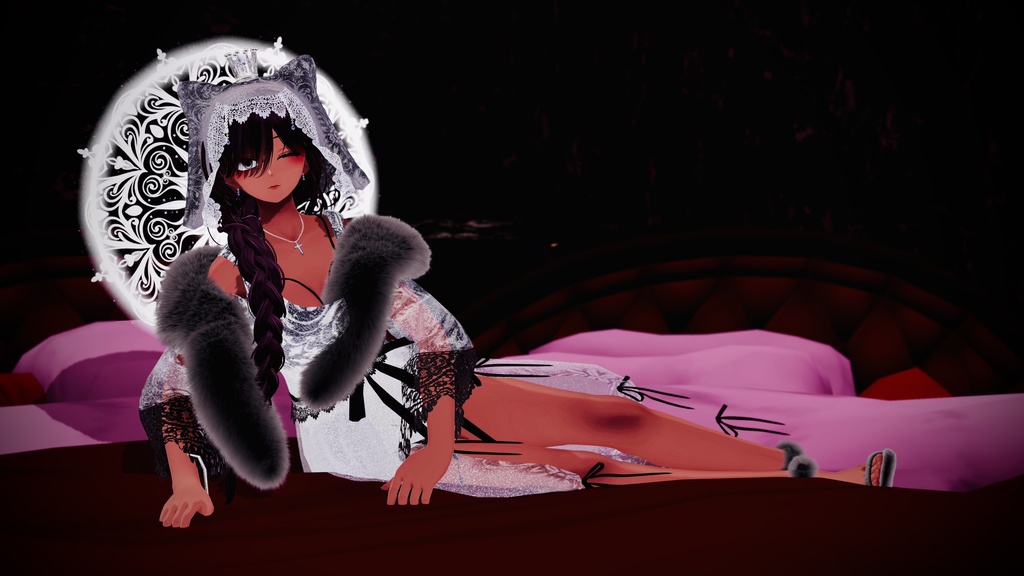 NekoNekoMarriage🐈ねこねこマリアージュ🐈ナイトドレス【8アバター対応】