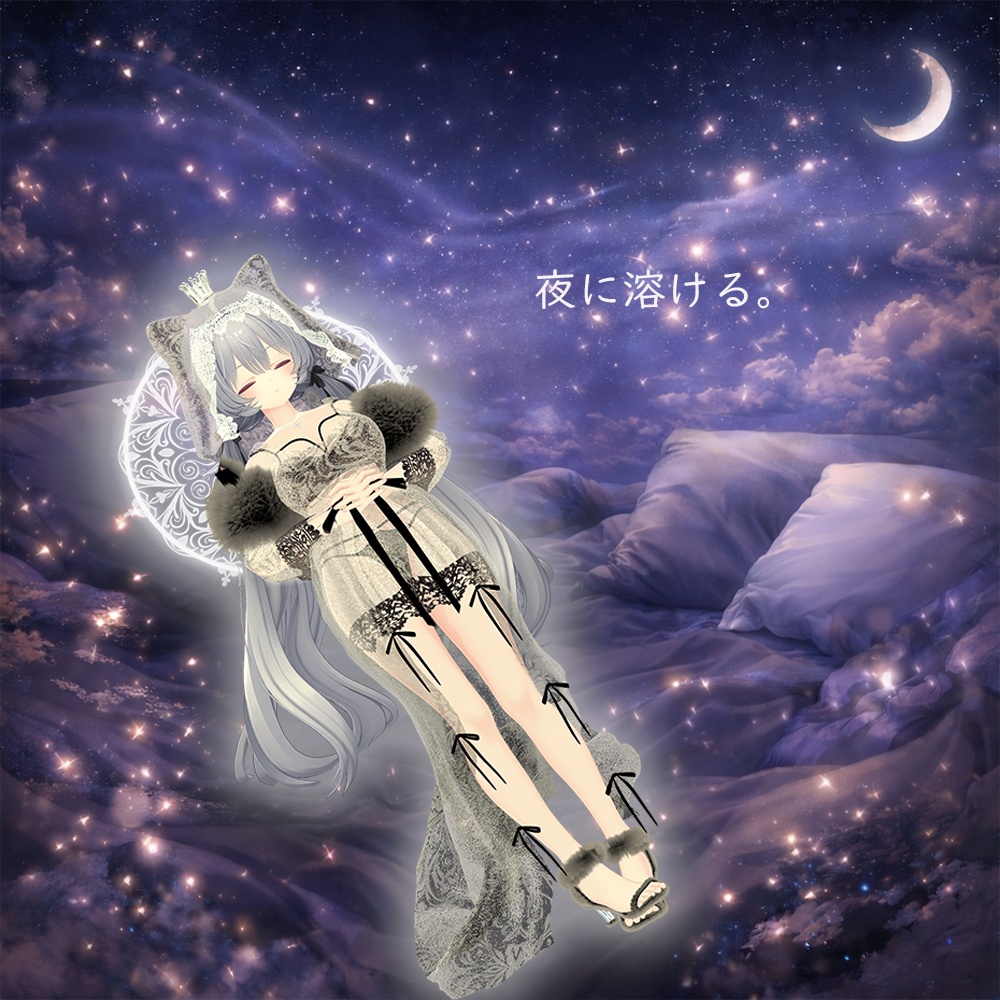 NekoNekoMarriage🐈ねこねこマリアージュ🐈ナイトドレス