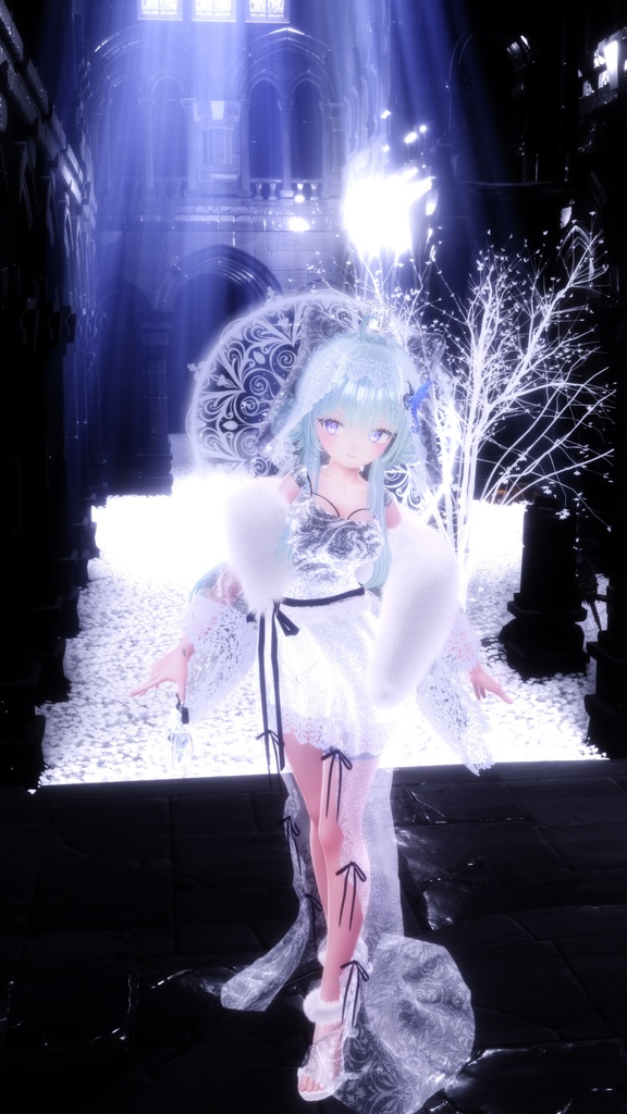 NekoNekoMarriage🐈ねこねこマリアージュ🐈ナイトドレス【8アバター対応】