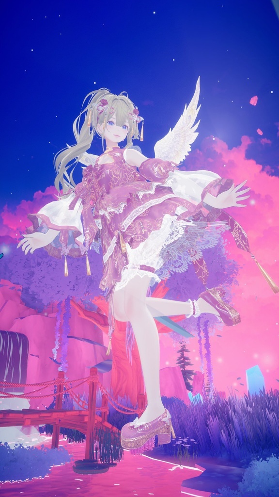 【発売記念セール】🦋華ロリ🦋チャイナロリータドレス-胡蝶の夢-/しなの/クマリ/ラムネ/ミルティナ/マヌカ/ルミナ/ルルネ/エク/プラム/マリシア/森羅/まおん/キプフェル/+Head(プラスヘッド)