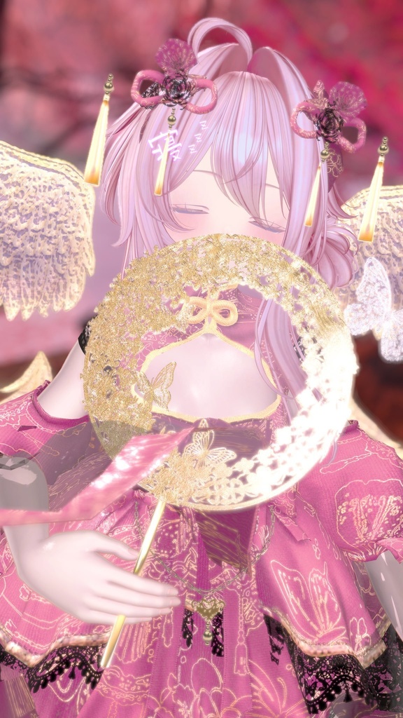 【発売記念セール】🦋華ロリ🦋チャイナロリータドレス-胡蝶の夢-/しなの/クマリ/ラムネ/ミルティナ/マヌカ/ルミナ/ルルネ/エク/プラム/マリシア/森羅/まおん/キプフェル/+Head(プラスヘッド)