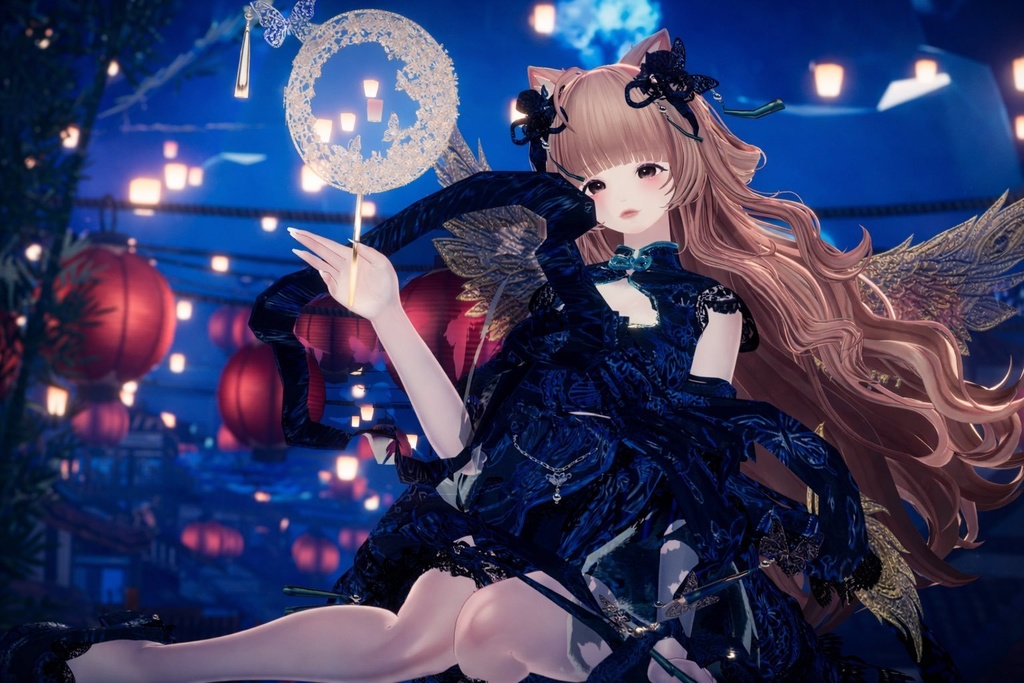 【発売記念セール】🦋華ロリ🦋チャイナロリータドレス-胡蝶の夢-/しなの/クマリ/ラムネ/ミルティナ/マヌカ/ルミナ/ルルネ/エク/プラム/マリシア/森羅/まおん/キプフェル/+Head(プラスヘッド)