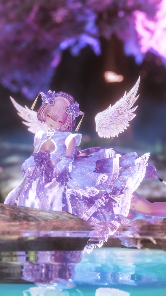 【発売記念セール】🦋華ロリ🦋チャイナロリータドレス-胡蝶の夢-/しなの/クマリ/ラムネ/ミルティナ/マヌカ/ルミナ/ルルネ/エク/プラム/マリシア/森羅/まおん/キプフェル/+Head(プラスヘッド)