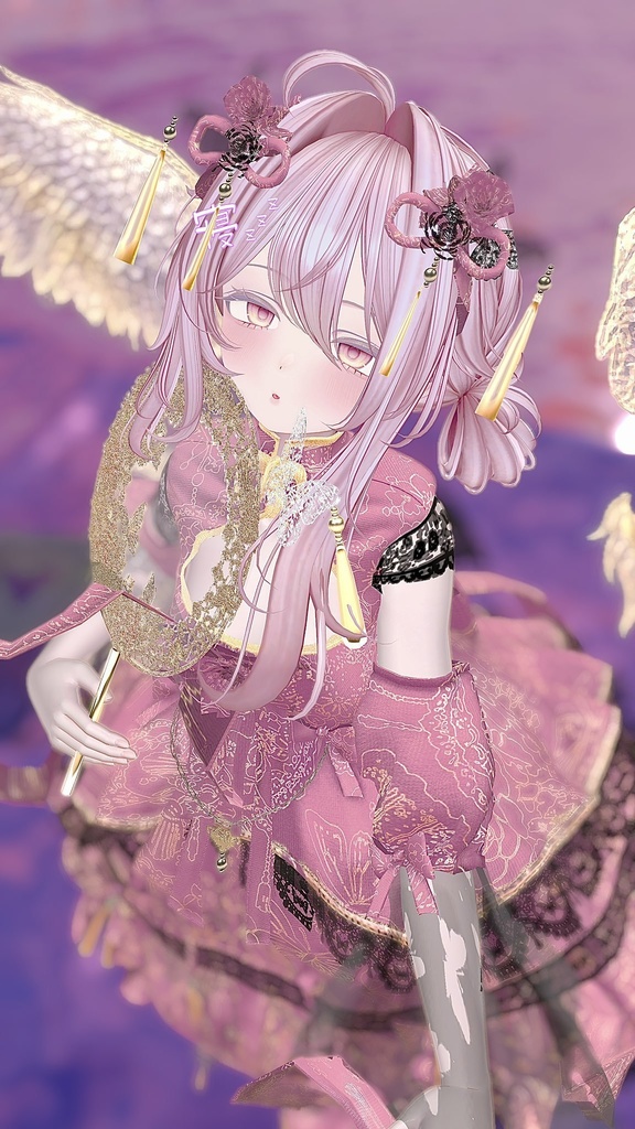 🦋華ロリ🦋チャイナロリータドレス-胡蝶の夢-/しなの/ラムネ/ミルティナ/マヌカ/ルミナ/ルルネ/エク/プラム/マリシア/森羅