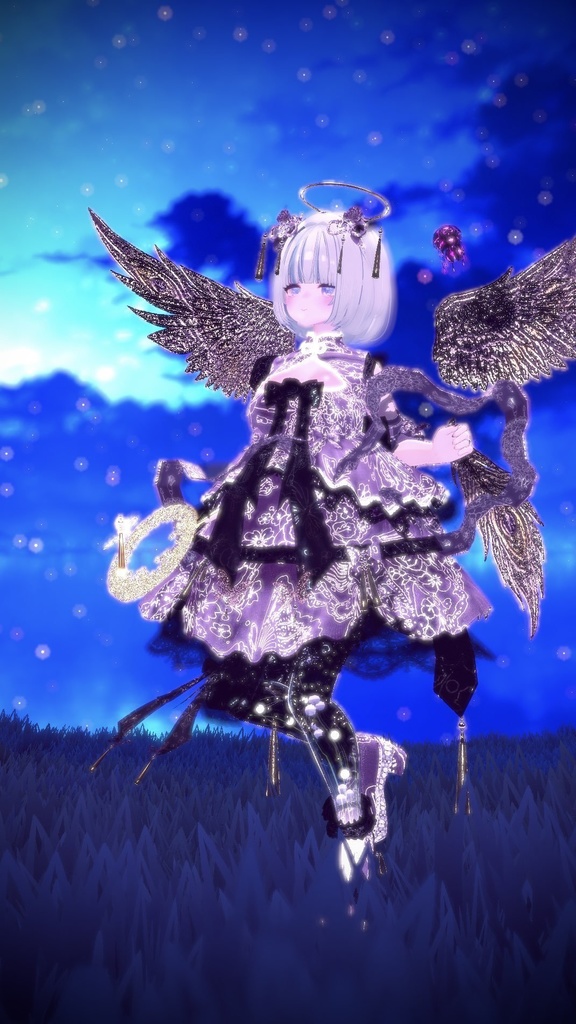 🦋華ロリ🦋チャイナロリータドレス-胡蝶の夢-/しなの/ラムネ/ミルティナ/マヌカ/ルミナ/ルルネ/エク/プラム/マリシア/森羅