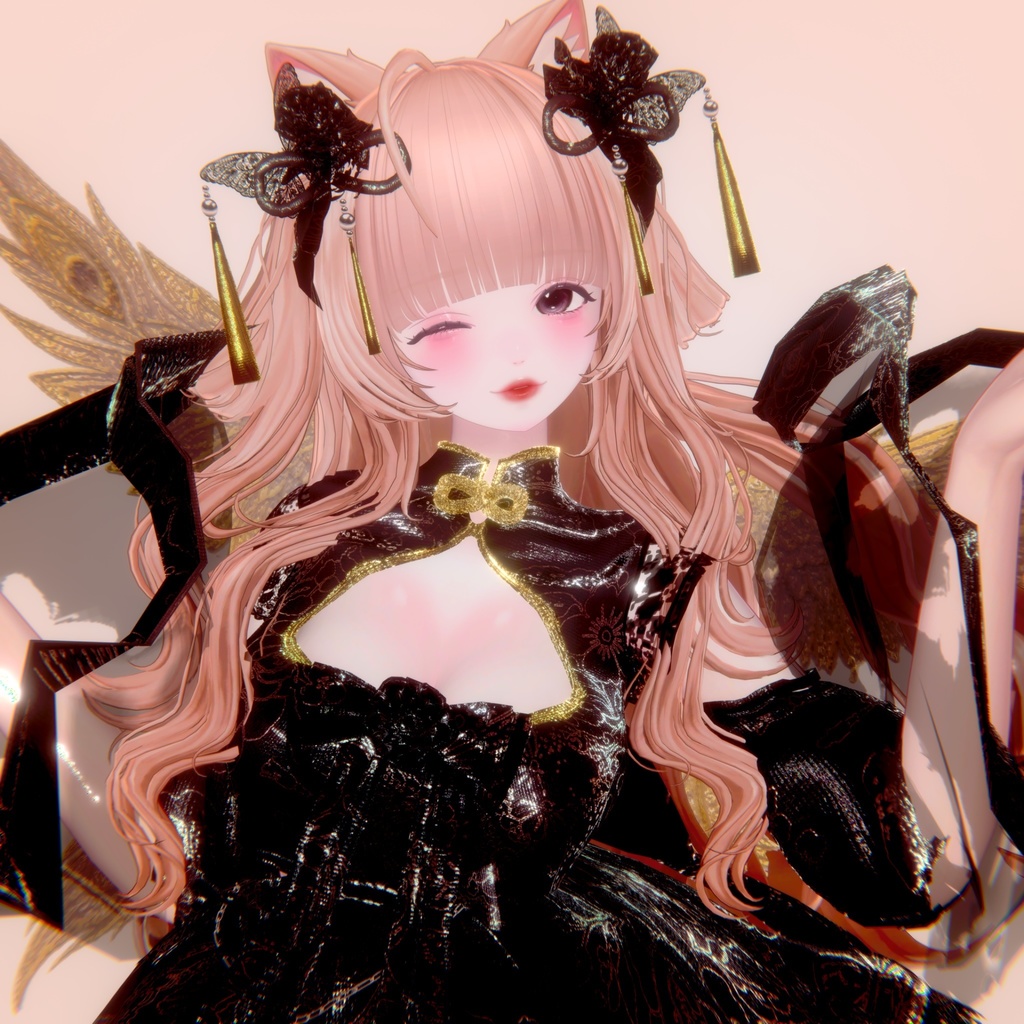 🦋華ロリ🦋チャイナロリータドレス-胡蝶の夢-/しなの/ラムネ/ミルティナ/マヌカ/ルミナ/ルルネ/エク/プラム/マリシア/森羅