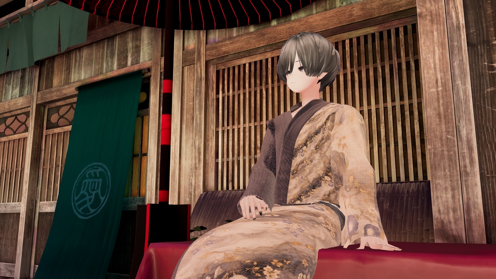 期間限定セール【2026年新作メンズ浴衣】👘夢小路👘(ゆめこみち)【5アバター対応】水瀬/斑霞/泣夜/狛乃/プラスヘッド