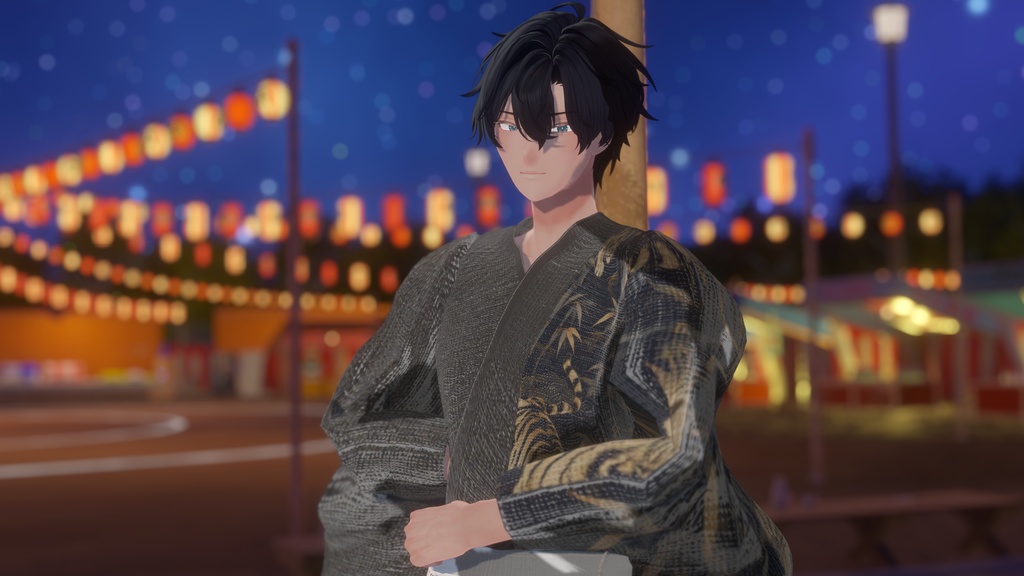 期間限定セール【2026年新作メンズ浴衣】👘夢小路👘(ゆめこみち)【5アバター対応】水瀬/斑霞/泣夜/狛乃/プラスヘッド