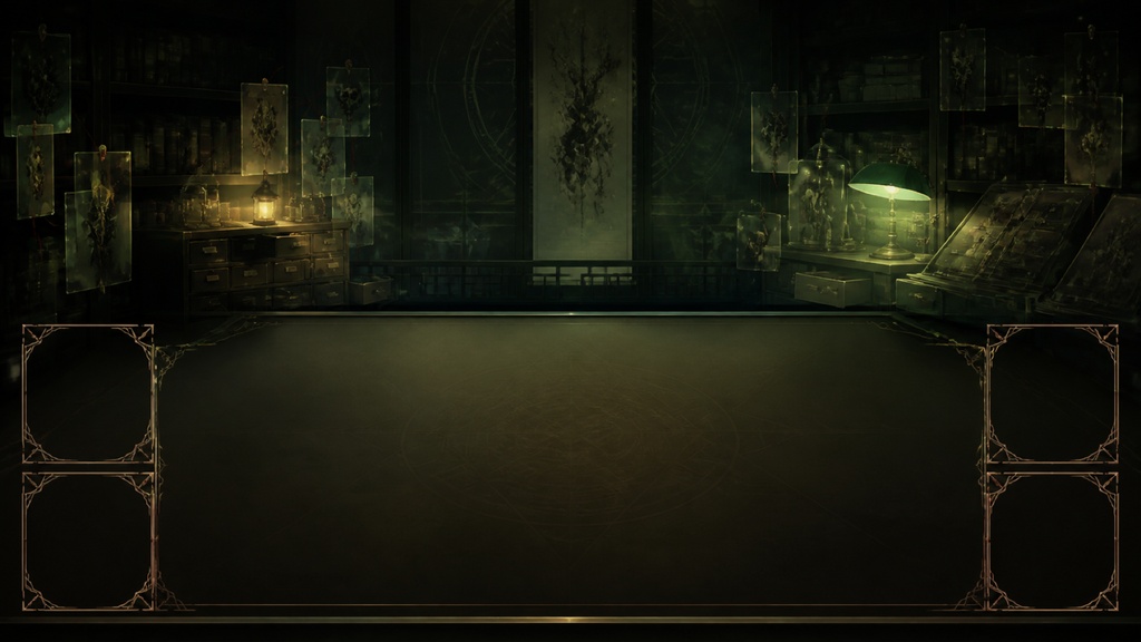【ココフォリア対応・PNG12点】現代怪異 ROOM SET|ホラーTRPG部屋素材・商用利用可