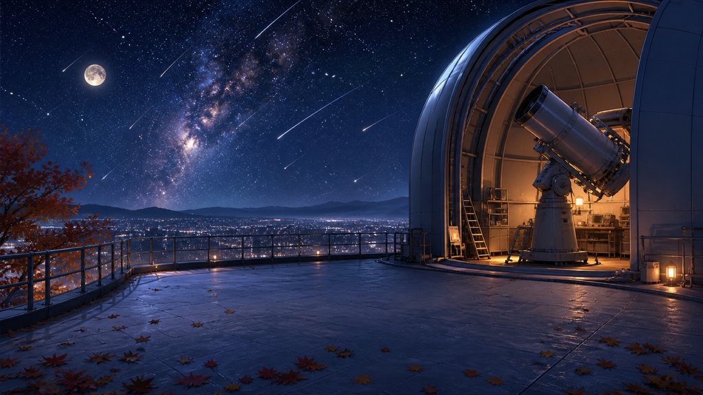 【背景4枚】星空天文台TRPG背景セット|ココフォリア・ゲーム・商用利用可