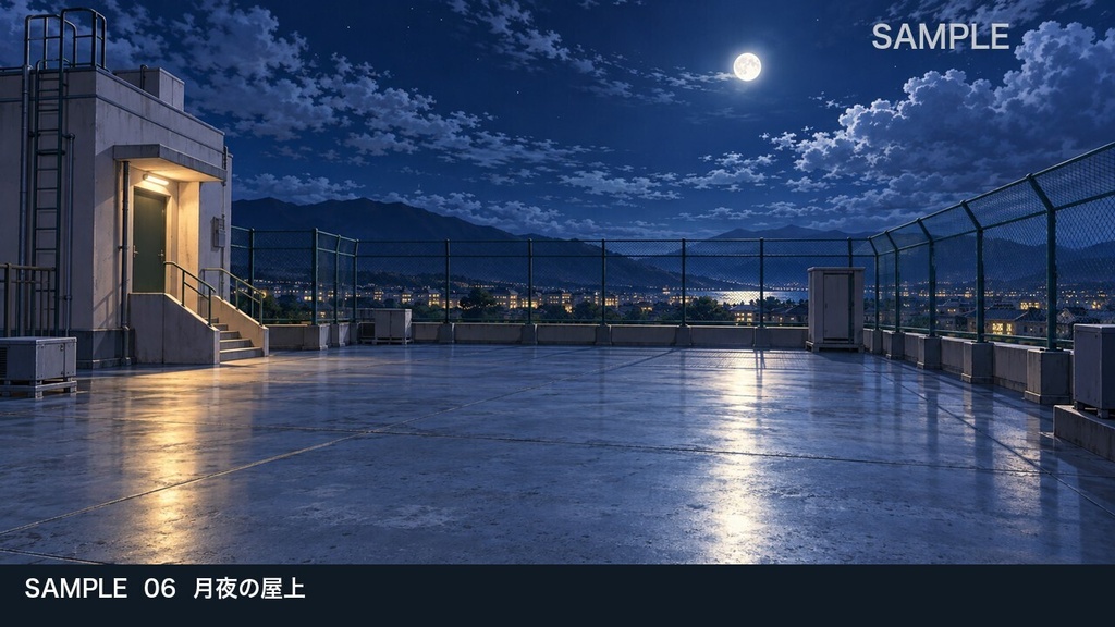 【背景素材6枚】放課後の校舎 ― 夕暮れから夜の探索へ|TRPG・ゲーム・商用利用可