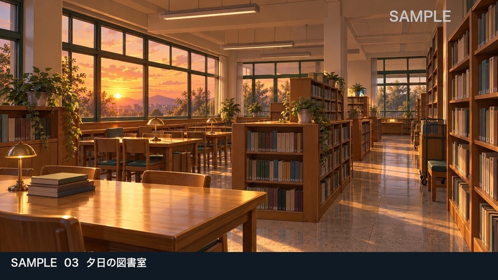 【背景素材6枚】放課後の校舎 ― 夕暮れから夜の探索へ|TRPG・ゲーム・商用利用可