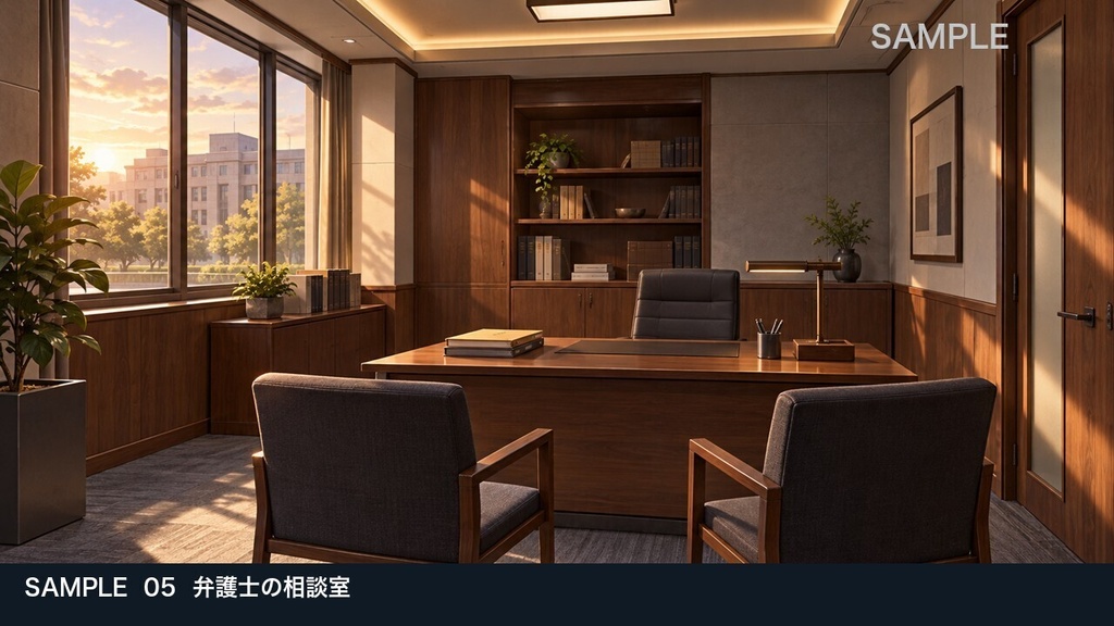 【背景素材6枚】静かな地方裁判所 ― 証言と待ち合わせの6場面|TRPG・ゲーム・商用利用可