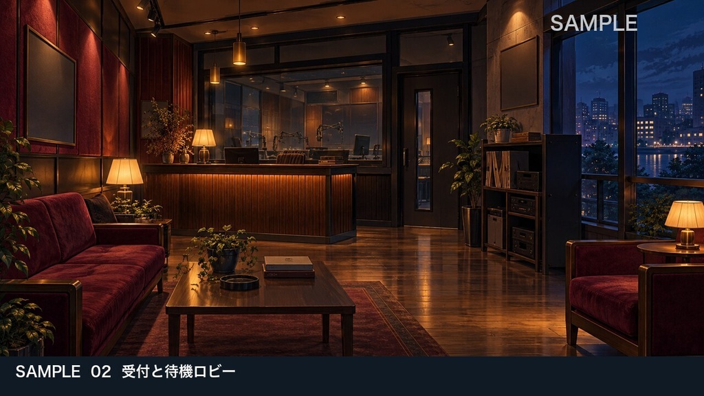 【背景素材6枚】深夜のラジオ局 ― 放送室と最後の打ち合わせ|TRPG・ゲーム・商用利用可