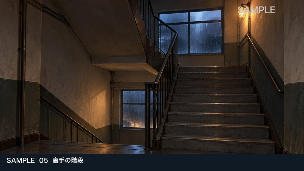 【背景素材6枚】雨夜の探偵事務所 ― 依頼から資料調査まで|TRPG・ゲーム・商用利用可