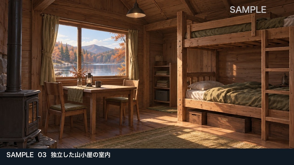 【背景素材6枚】静かな湖畔キャンプ場 ― 夕暮れから焚き火の夜へ|TRPG・ゲーム・商用利用可