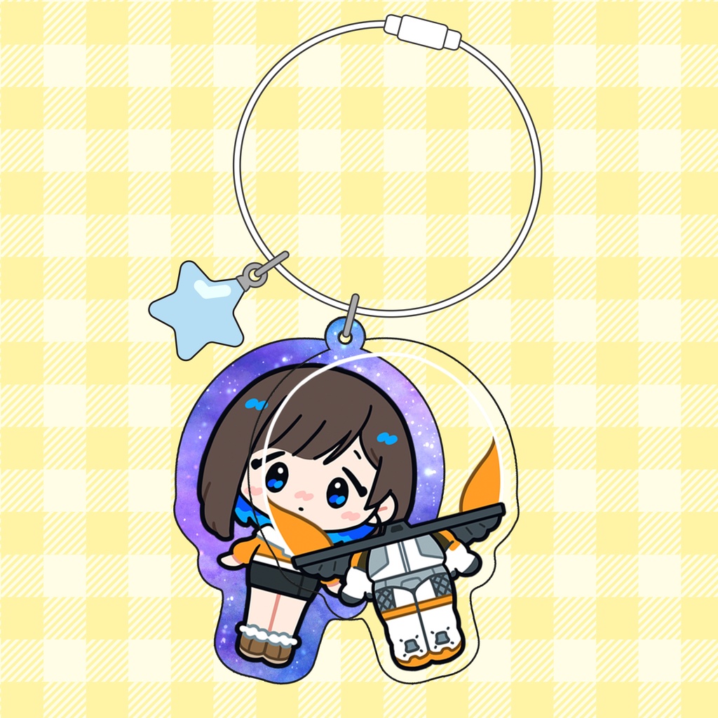 ダブルアクリルキーホルダー