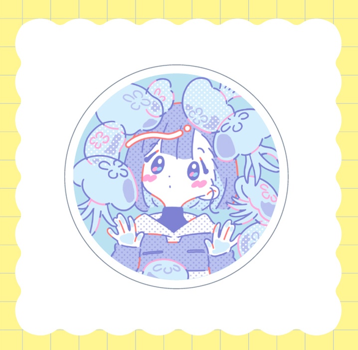 HOME IS BLUE ステッカー