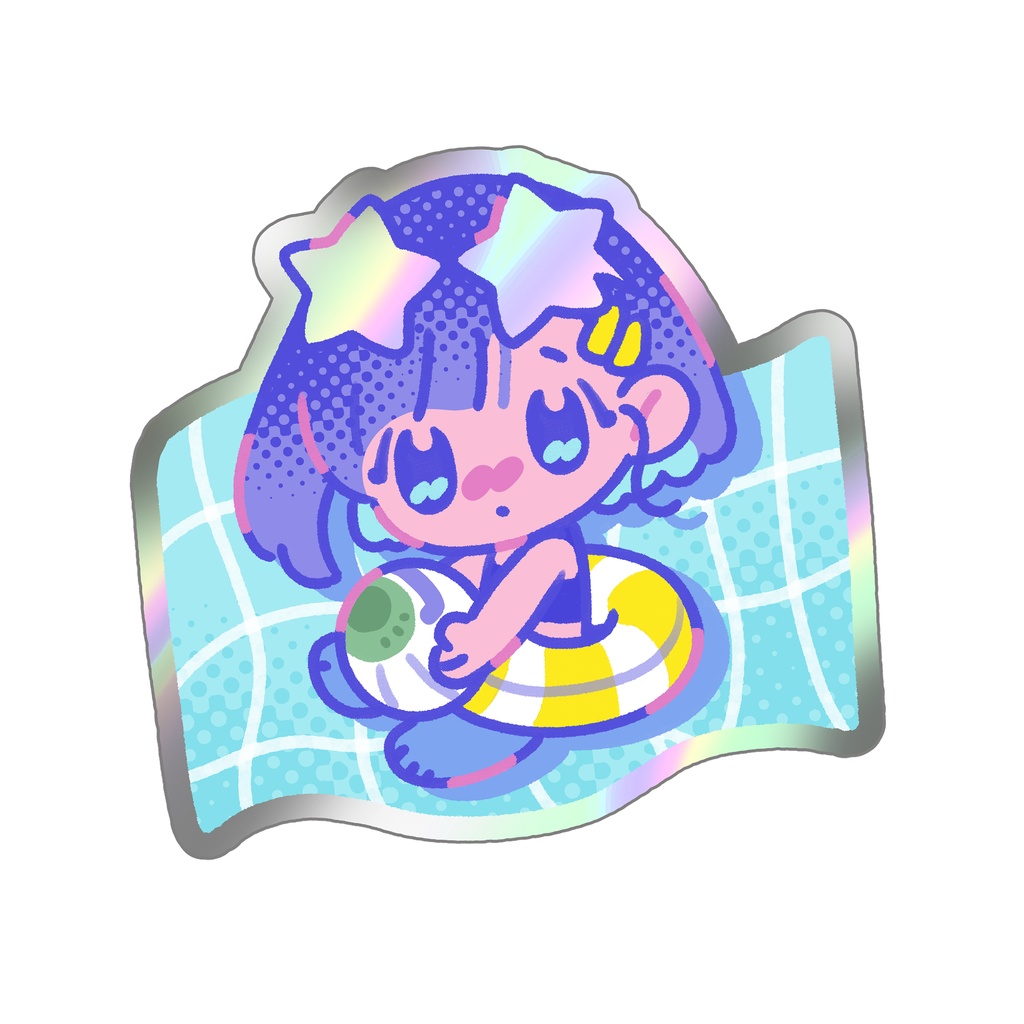 イオのなつやすみステッカー