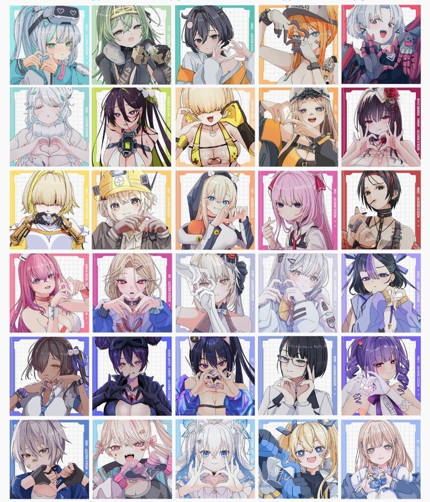 ミシリス ステッカー30枚セット