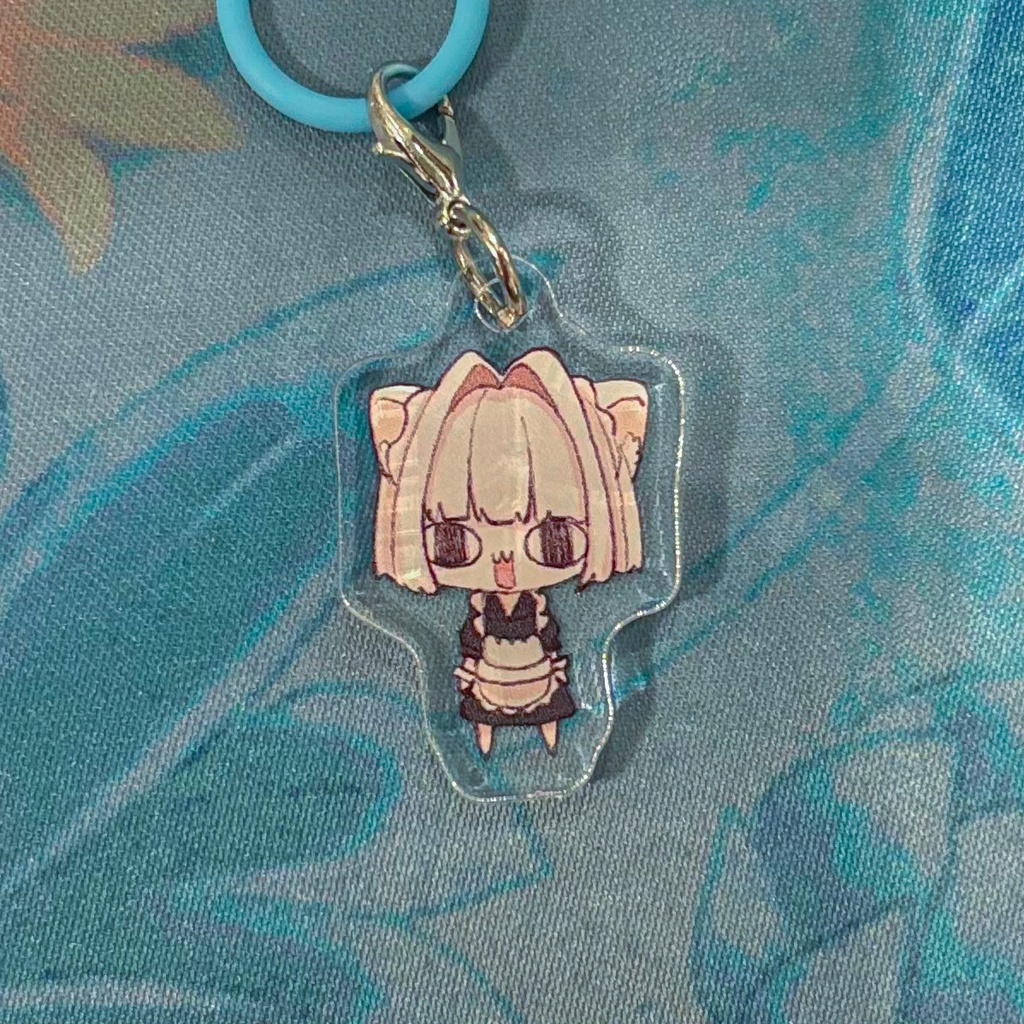 ちびﾈｺアクリルチャーム