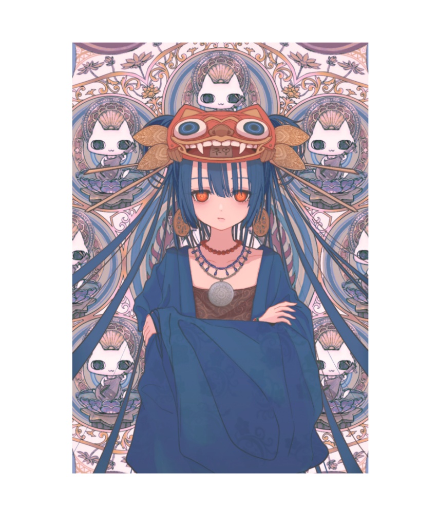 ネコ曼荼羅 ポストカード
