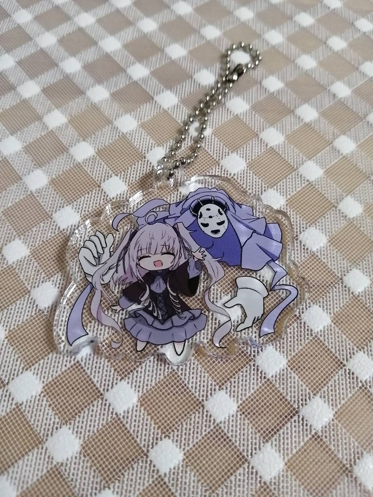 オリキャラアクリルキーホルダー(ミリネタ＆ムッター)