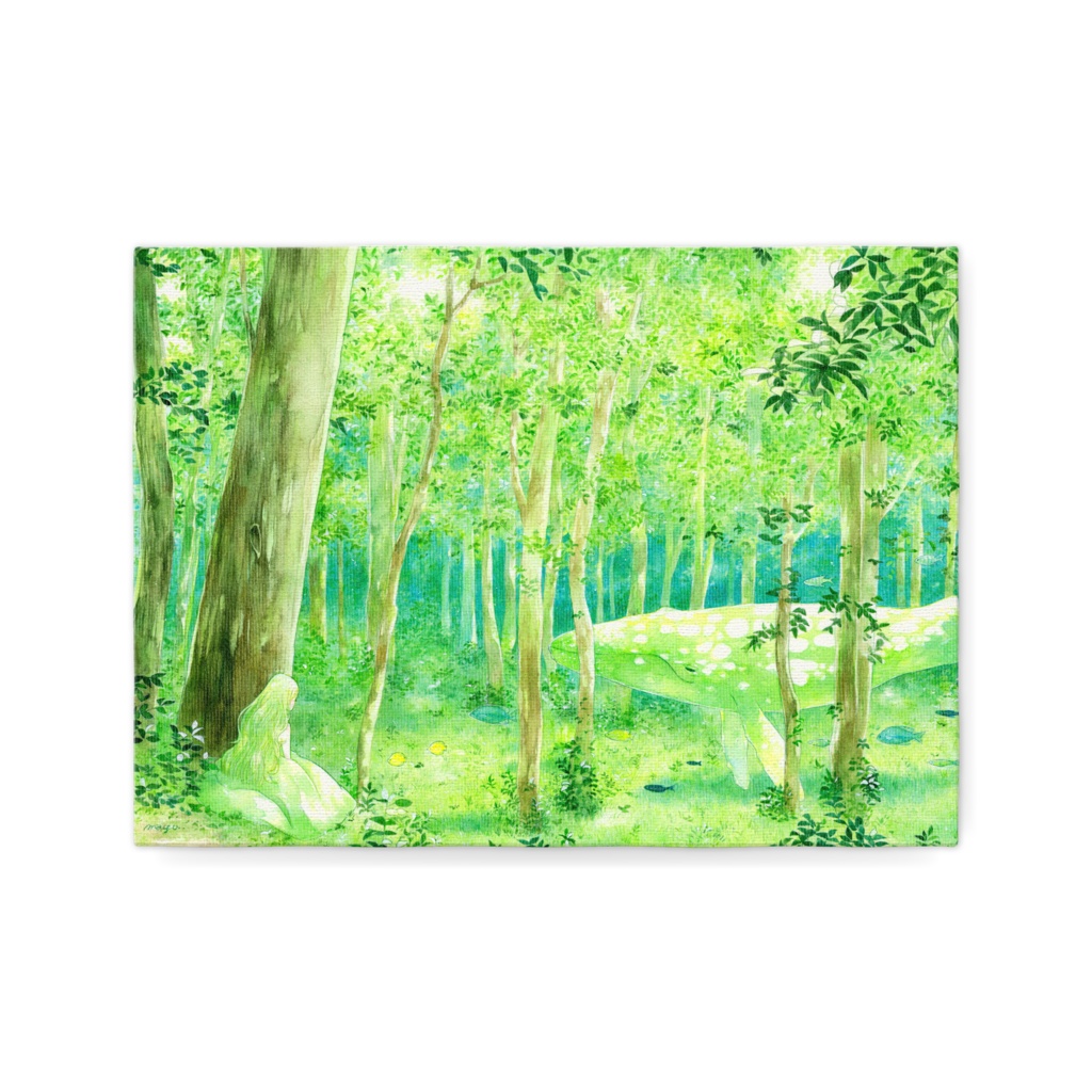 キャンバスプリント「白の領域」
