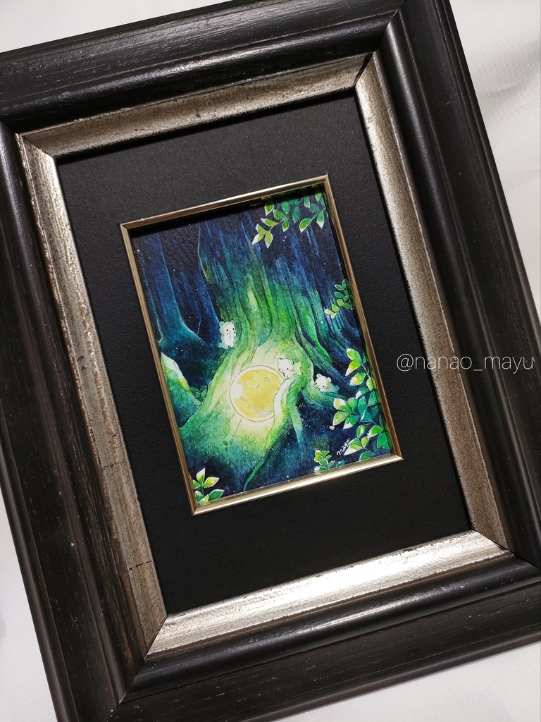 原画「なんかおちてる」