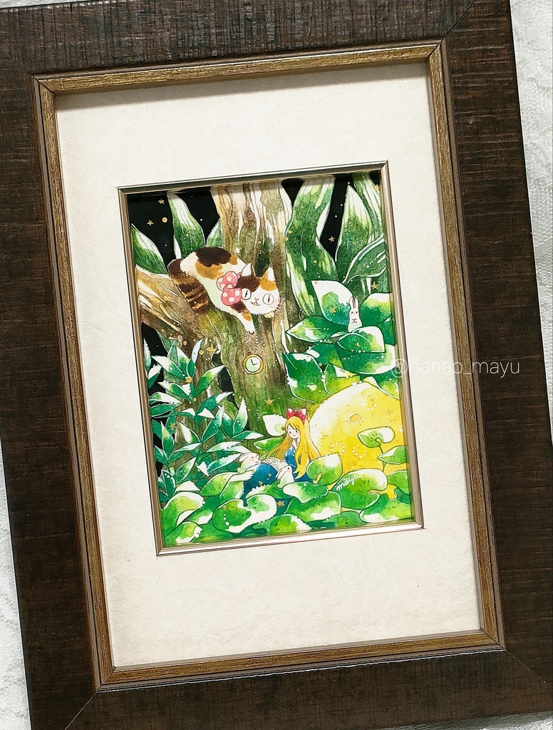 原画「夜に始まる不思議な話」