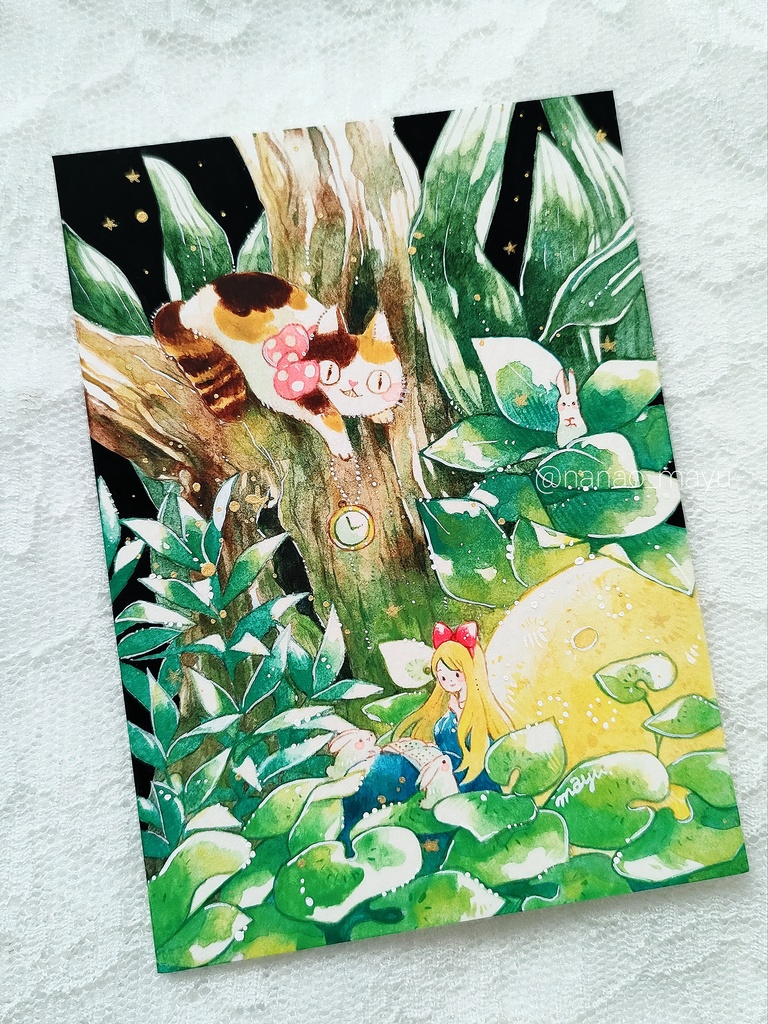 原画「夜に始まる不思議な話」