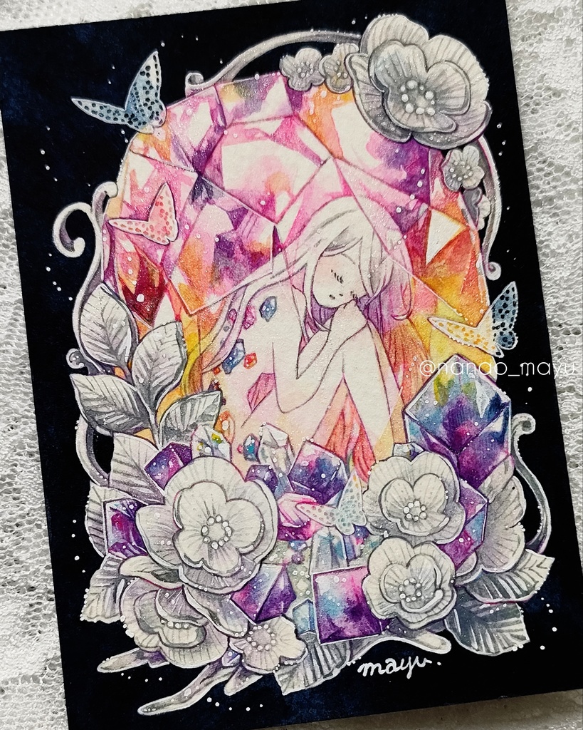 原画「彩り眠る星のカケラ」