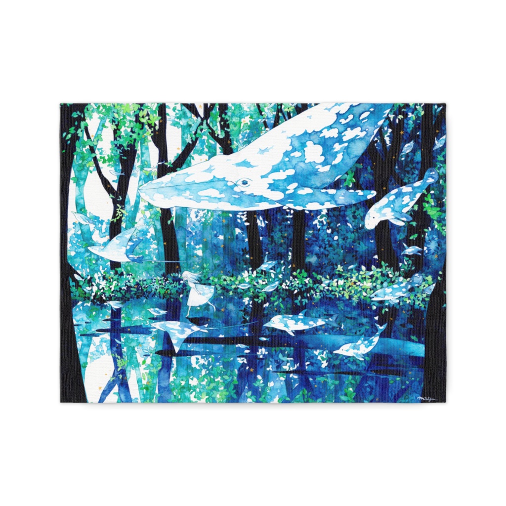 複製キャンバス「夜を連れて」