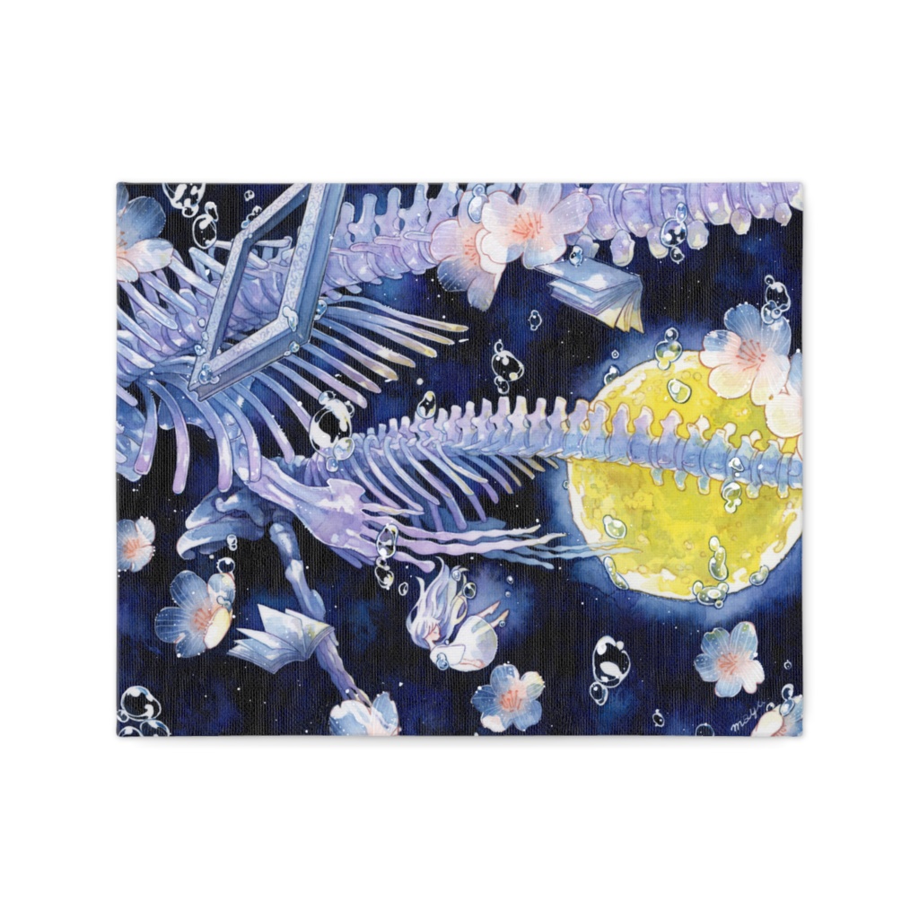 複製キャンバス「夢に沈む」