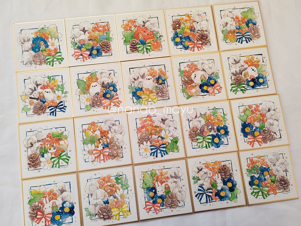 【ランダム原画】豆色紙*12/14・21:30～