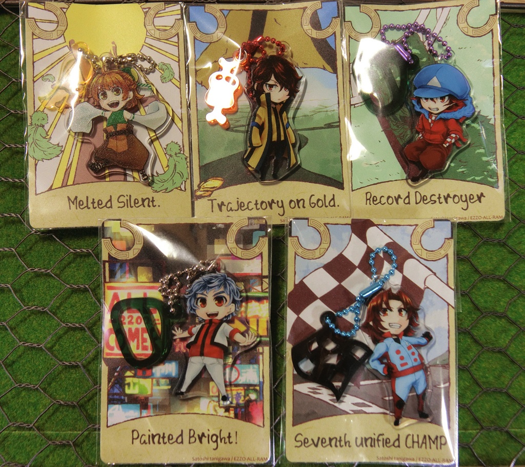 アクリルキーホルダー各種