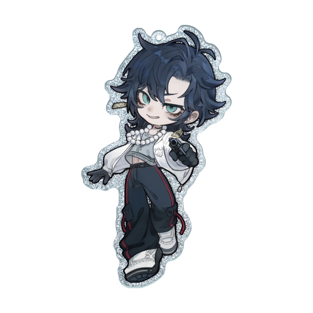 喪神レイのラメラメアクキー