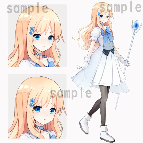 ファンタジー風キャラクター立ち絵素材