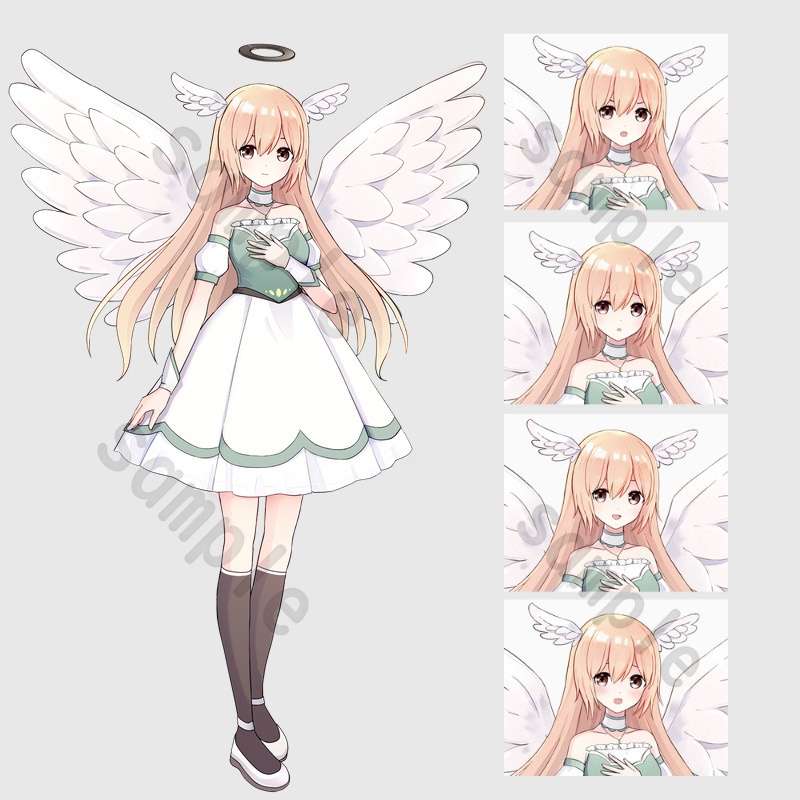 キャラクター立ち絵素材 天使と悪魔