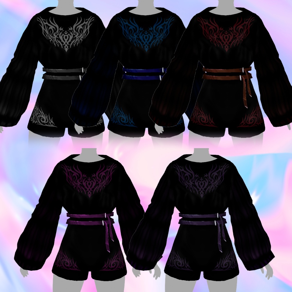 【vroidcustomitem】TribalSetUP #l0ve4u_v 【VRoid衣装】