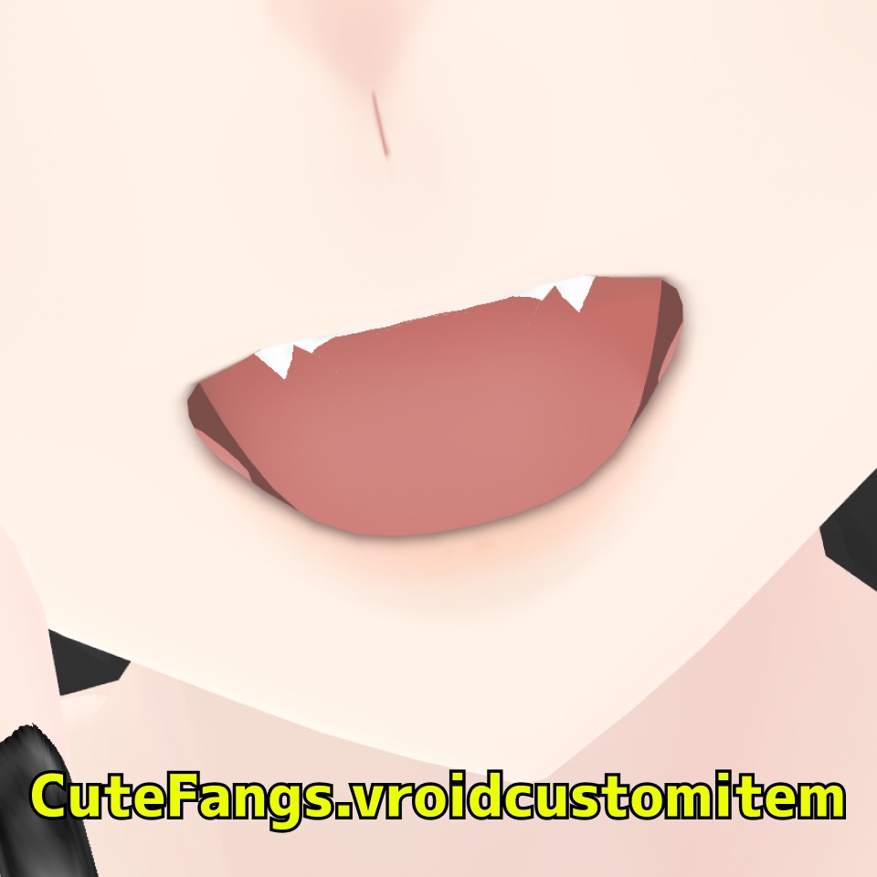 【無料/Free】CuteFangs 【 #VRoid 】
