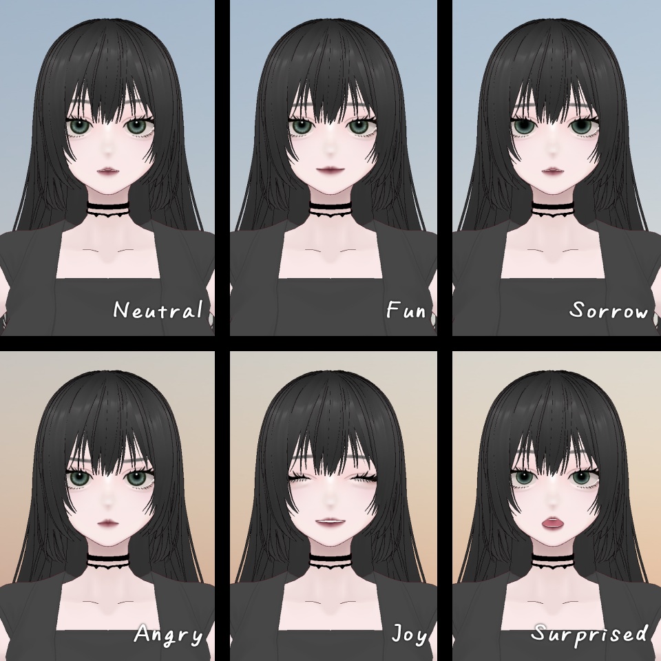 #VRoid モデル / Reika_By.l0ve4u 【VRoid / VRM model】 #l0ve4u_v