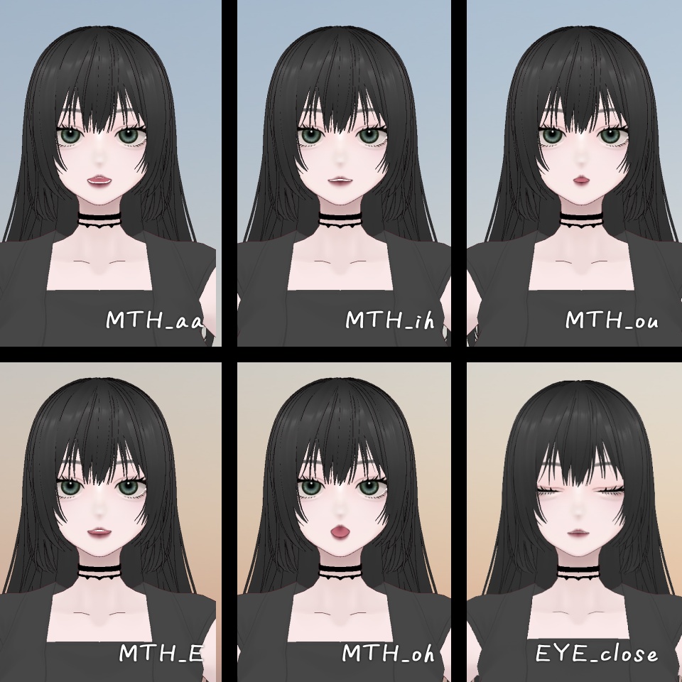 #VRoid モデル / Reika_By.l0ve4u 【VRoid / VRM model】 #l0ve4u_v