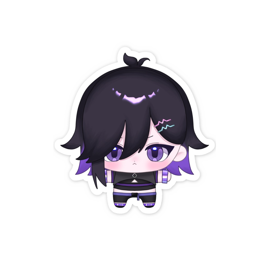 【八紫呂アルマ】ぬいぐるみ風ステッカー