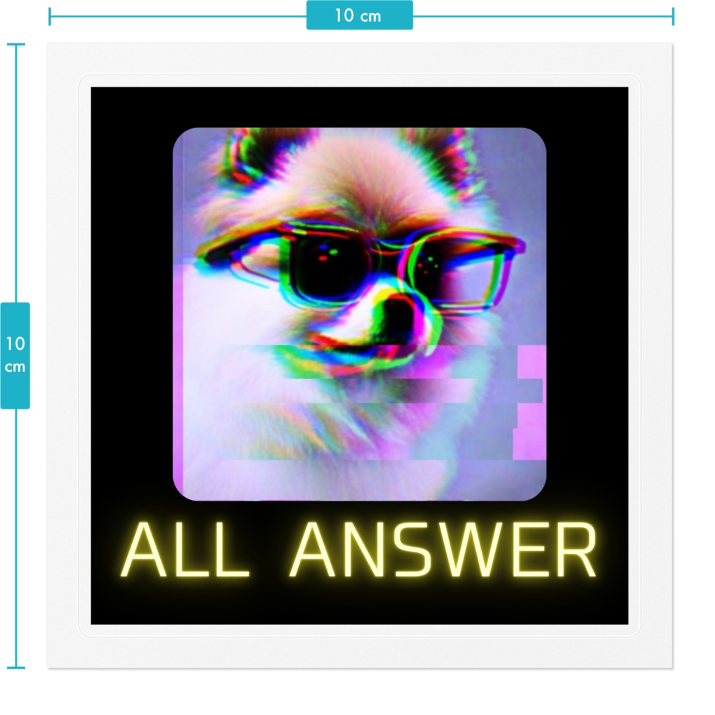 ALL ANSWER STICKER